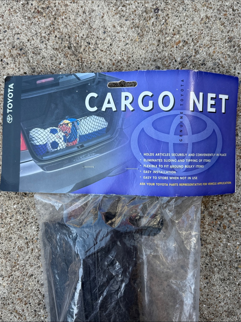Genuine Toyota Grand Highlander Cargo Net Envelope NIP PT347-48240